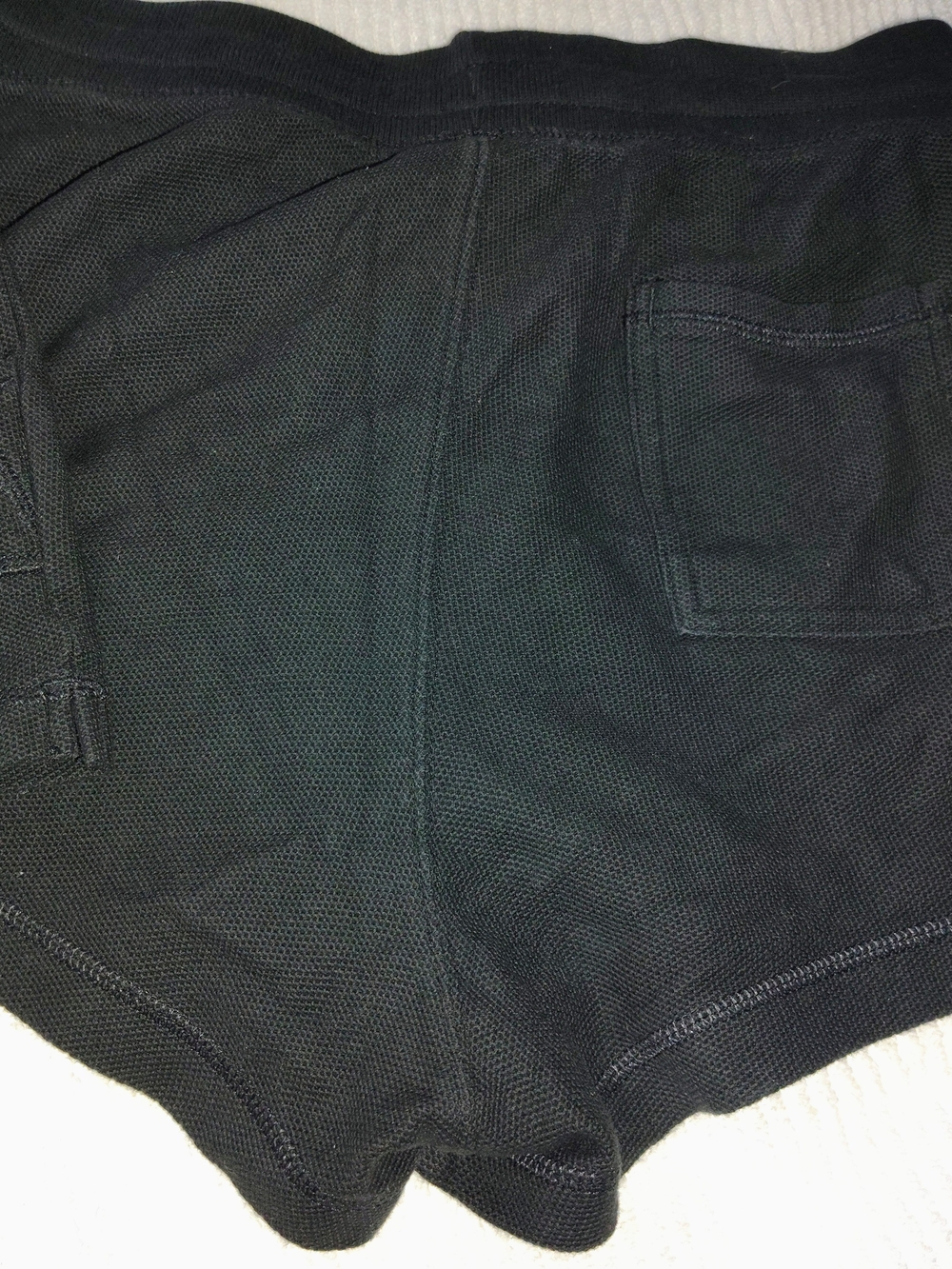 Champion Black Women's Athletic Cotton Drawstring Shorts - Picture 4 of 4